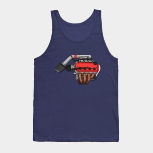 D16 Engine sticker Tank Top